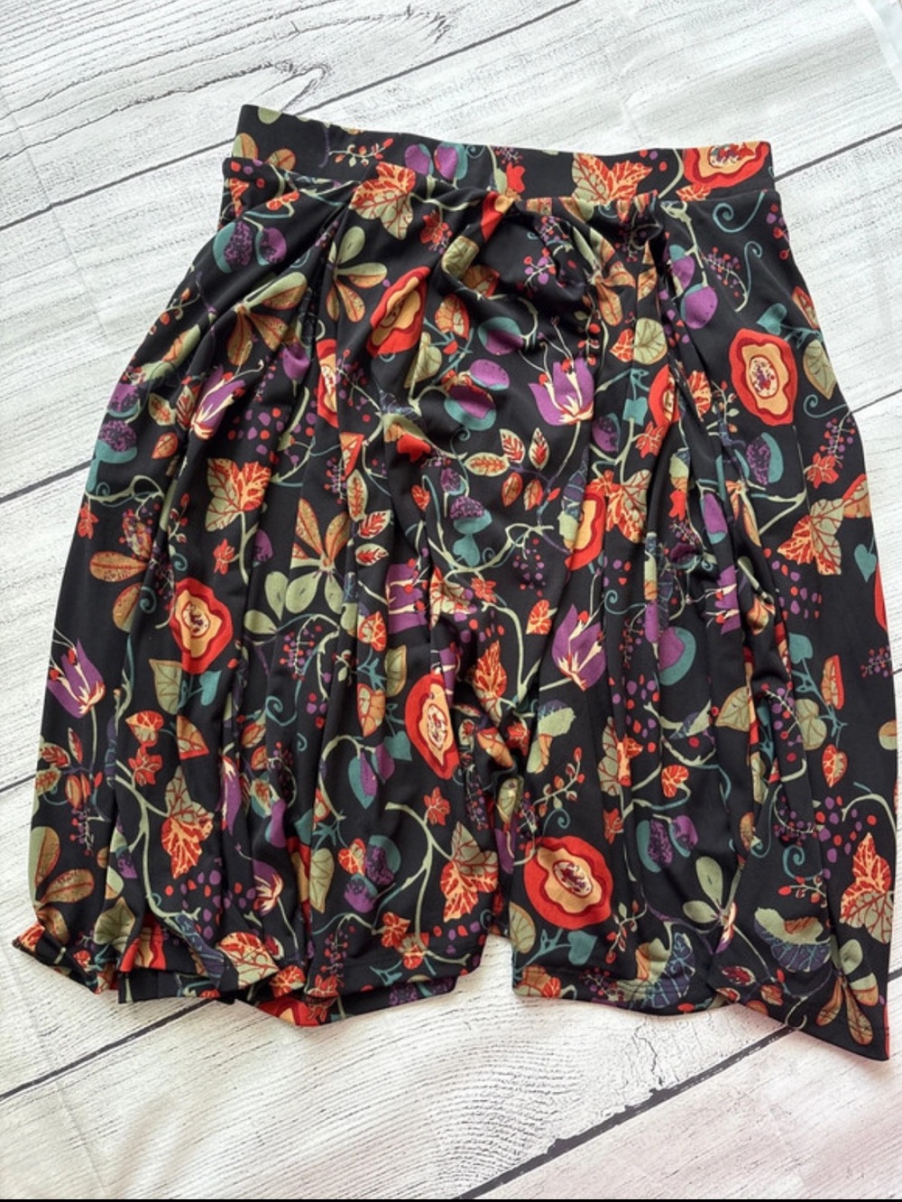Lularoe Midi Floral Skirt Size S - Picture 2 of 11